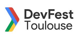 logo de l'evenement DevFest Toulouse dont s'occupe le community manager de Toulouse